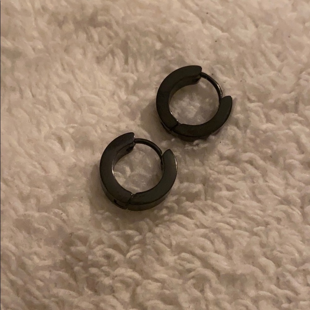 Small hoop earrings